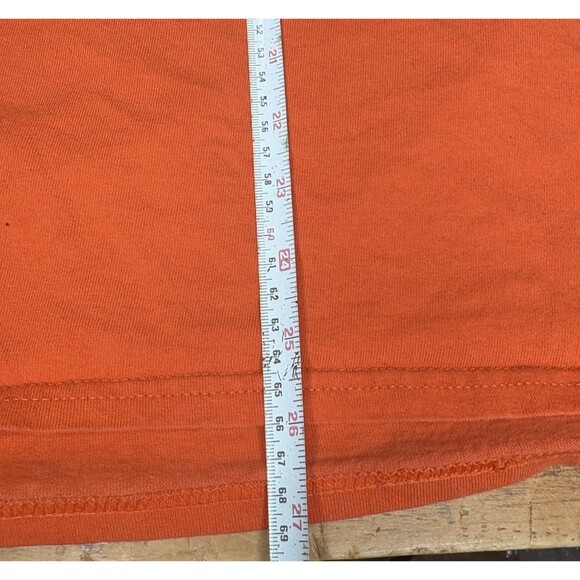 Miami Hurricanes Gildan T Shirt Vintage Style Orange Green Retro Logo Sz XL UM - Picture 5 of 6